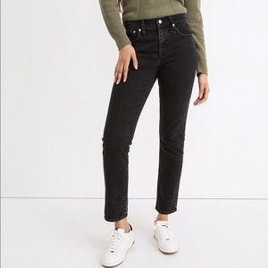 NWT Madewell Tomboy Straight Jeans in Lunar Wash Size 30